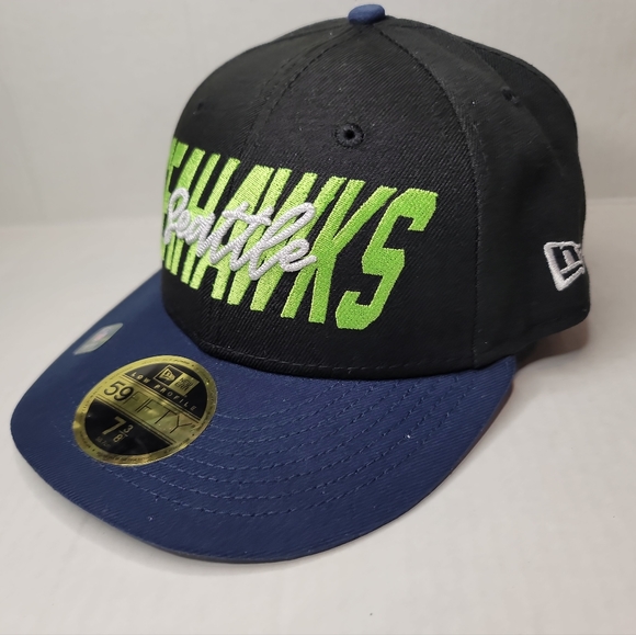 Seattle Seahawks New Era 2022 NFL Draft 59FIFTY Low Profile Size 7-3/8 Cap Hat - Picture 1 of 7